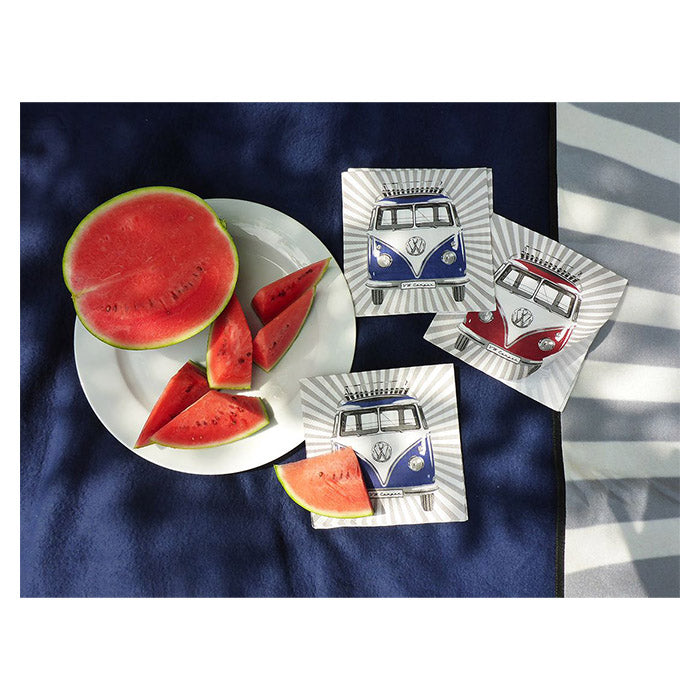 Napkins, VW Bus T1 "Stripes"