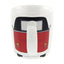 Mug, VW T1 Bus "Classic", Red/Black