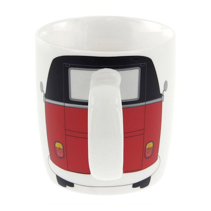 Mug, VW T1 Bus "Classic", Red/Black