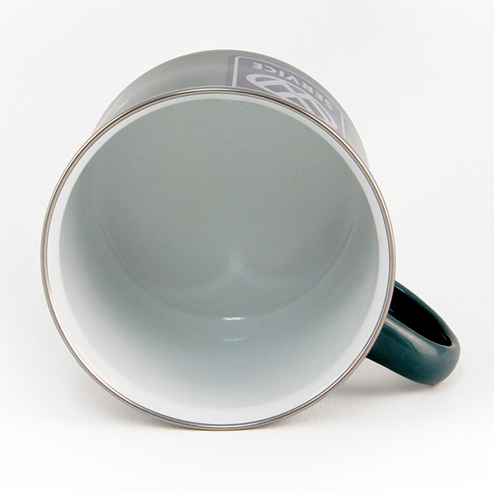 Enamel mug, VW T1 bus "VW service"