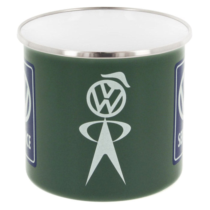 Enamel mug, VW T1 bus "VW service"