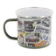 Enamel mug, VW T1 Bus "STAMPS" 500ml