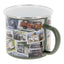 Enamel mug, VW T1 Bus "STAMPS" 500ml