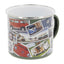 Enamel mug, VW T1 Bus "STAMPS" 500ml