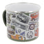 Enamel mug, VW T1 Bus "STAMPS" 500ml