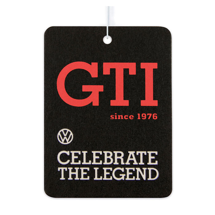 Air freshener, VW GTI, ''sport/celebrate the legend''