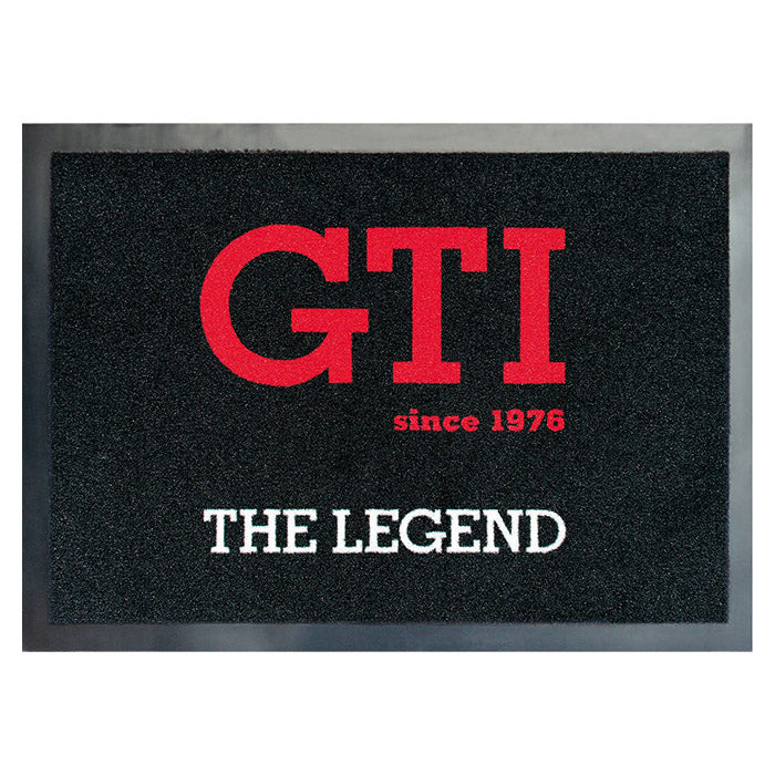 VW GTI Door Mat ''The Legend'' Black