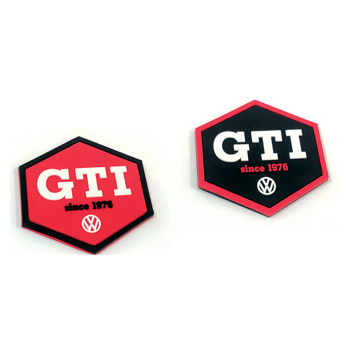 VW GTI rubber magnet, multicoloured, 2 pcs.