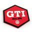 VW GTI rubber magnet, multicoloured, 2 pcs.