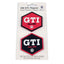 VW GTI rubber magnet, multicoloured, 2 pcs.