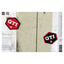 VW GTI rubber magnet, multicoloured, 2 pcs.