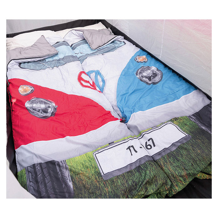 Sleeping Bag VW T1 Bus, Red