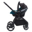 Recaro Celona Offroad Kinderwagen Silber Aluminium-Fahrgestell