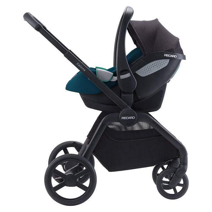 Recaro Celona Offroad Kinderwagen Silber Aluminium-Fahrgestell
