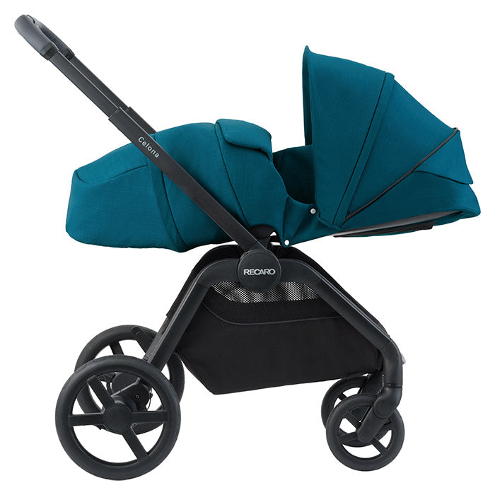 Recaro Celona Offroad Kinderwagen Silber Aluminium-Fahrgestell