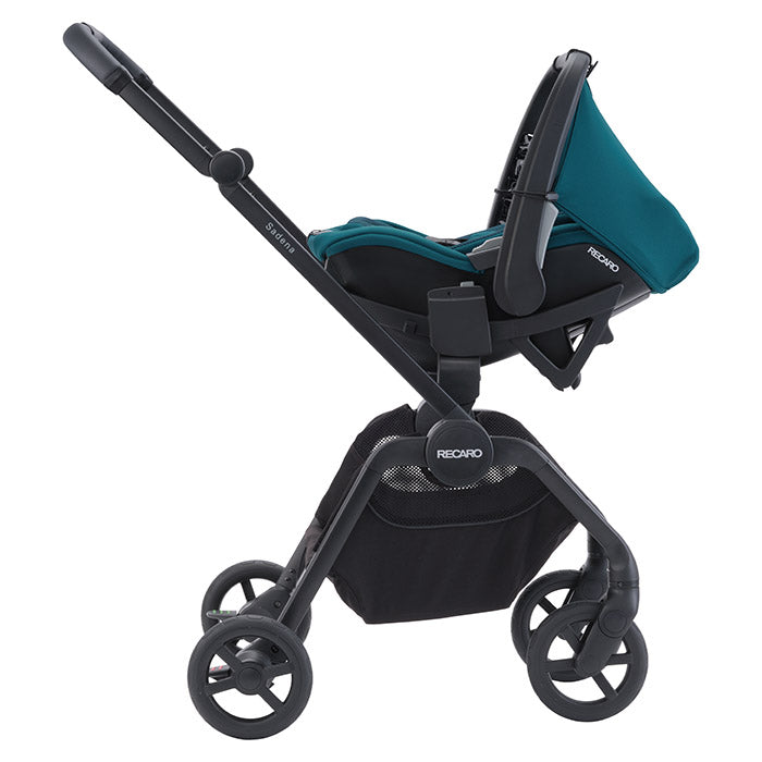 Recaro Sadena City Kinderwagen Schwarz Gestell in Schwarz
