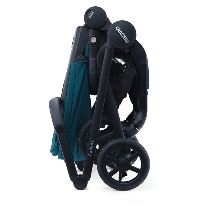 Recaro Sadena City Kinderwagen Schwarz Gestell in Schwarz