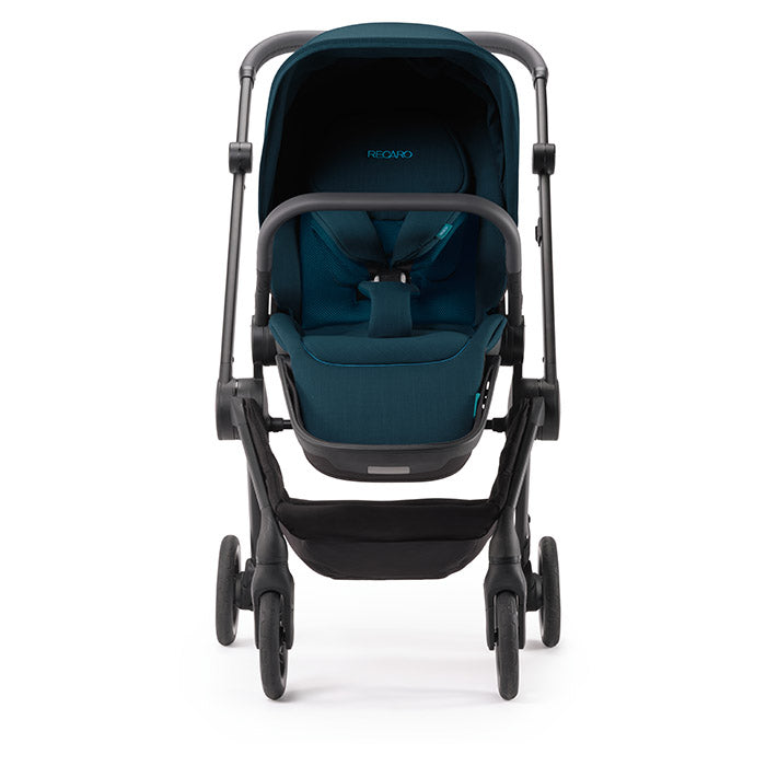Recaro Sadena City Kinderwagen Schwarz Gestell in Schwarz