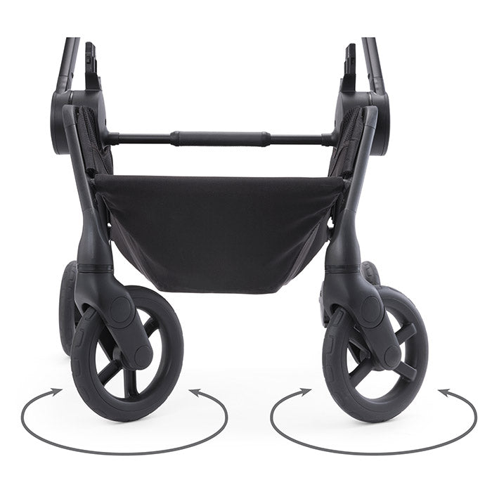 Recaro Sadena City Kinderwagen Schwarz Gestell in Schwarz