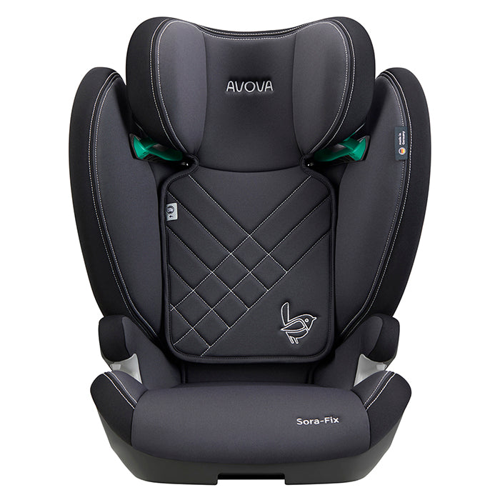 Avova Sora-Fix Car Seat R129 100-150cm Grey/Black