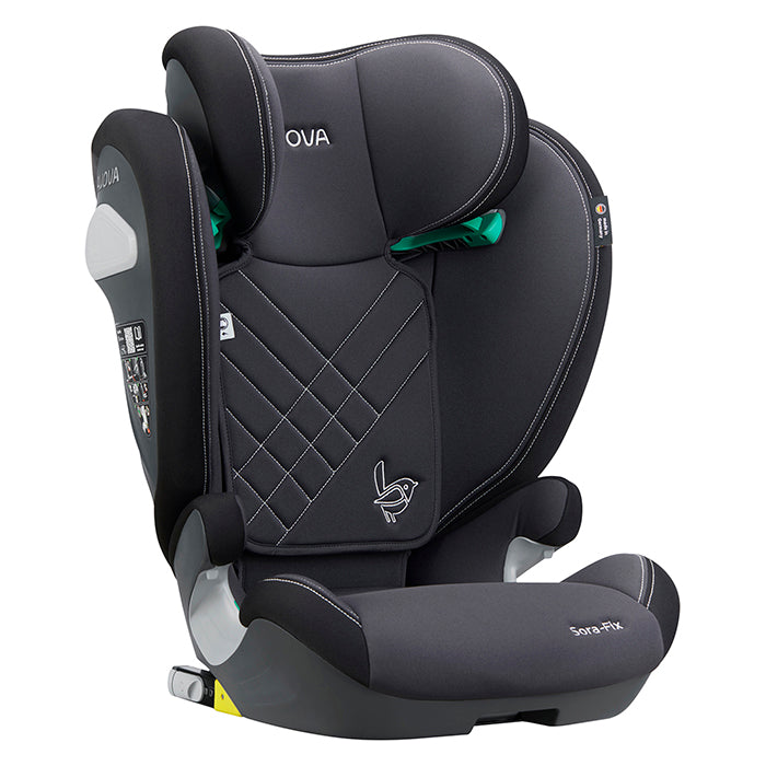 Avova Sora-Fix Car Seat R129 100-150cm Grey/Black