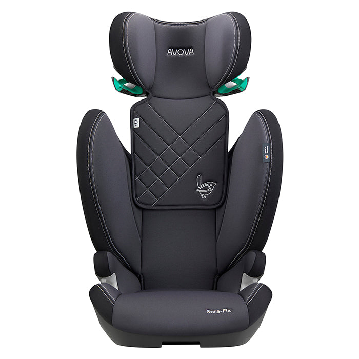 Avova Sora-Fix Car Seat R129 100-150cm Grey/Black