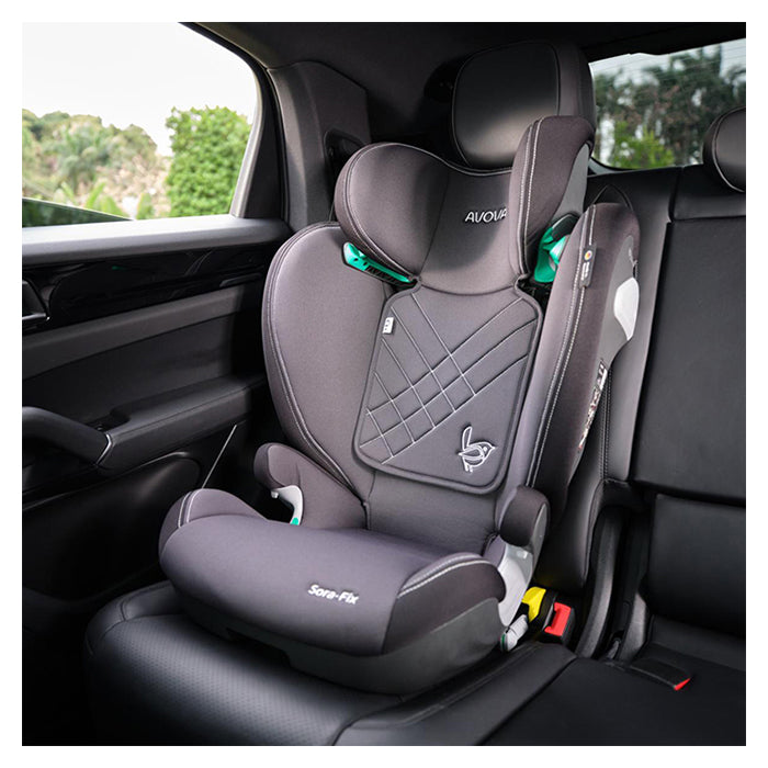Avova Sora-Fix Car Seat R129 100-150cm Grey/Black