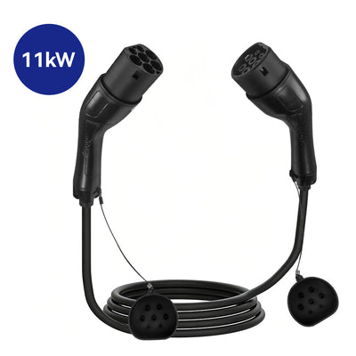 Type 2 charging cable 11kW: 8 metres (black / black gun) incl. bag, Boult