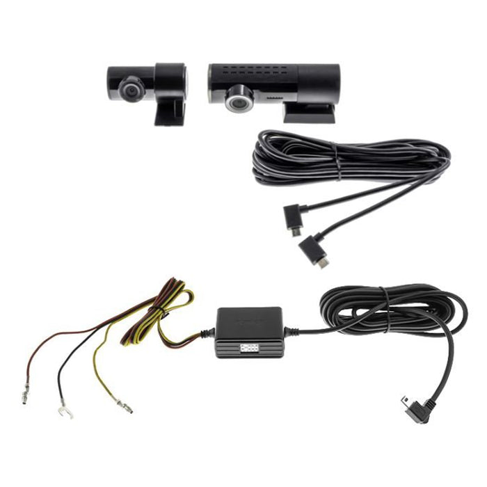 Ampire 12V+24V Dash Cam Kit (front+rear) 2K (QUAD-HD)