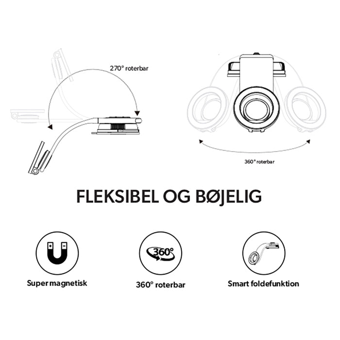 Avant flexible phone holder with suction cup