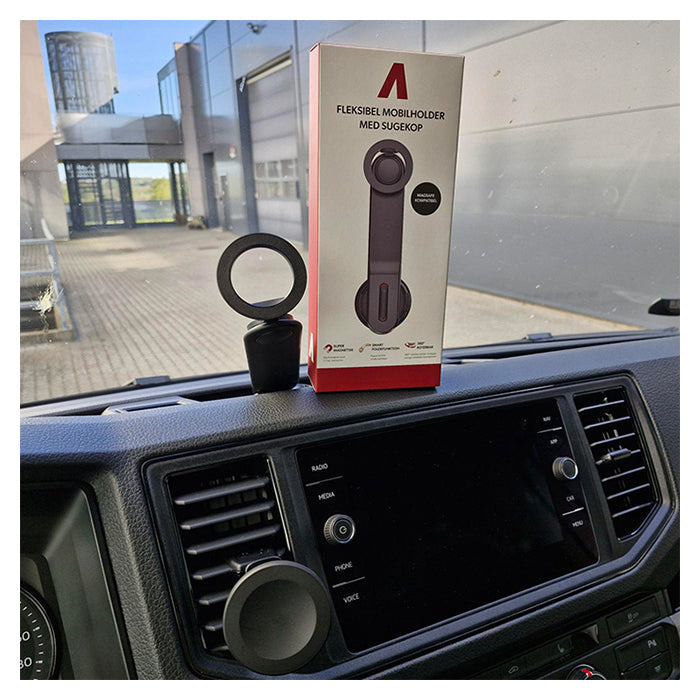 Avant flexible phone holder with suction cup