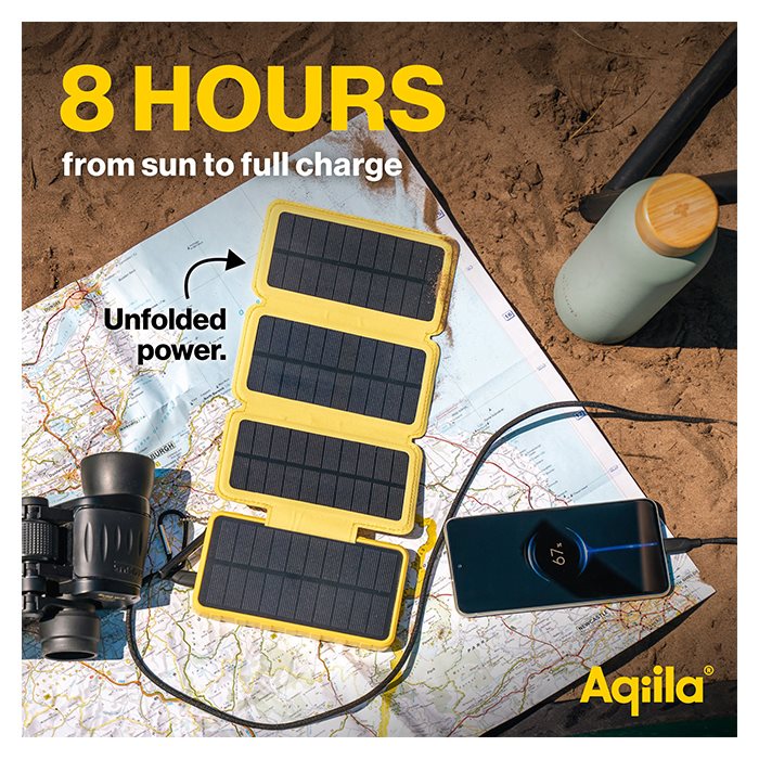 Aqiila PowerBird BS10 | Solar Power Bank for Adventures