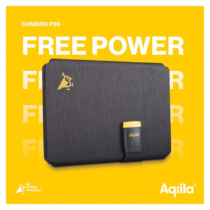 Aqiila SunBird P56 Foldable Solar Charger 45W