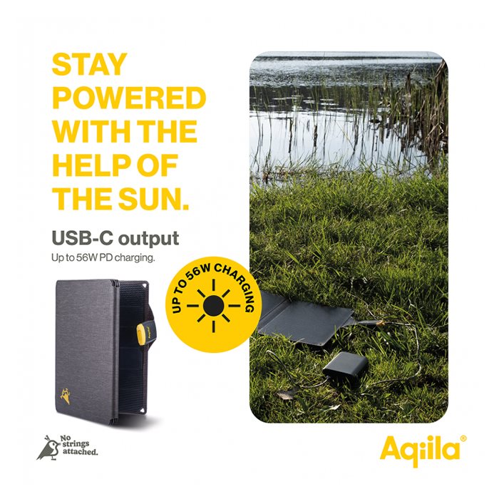 Aqiila SunBird P56 Foldable Solar Charger 45W