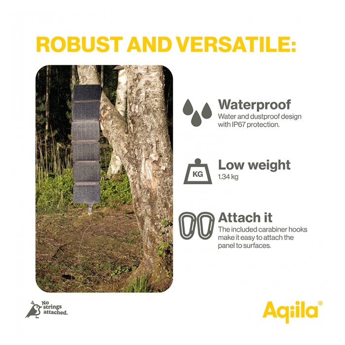 Aqiila SunBird P56 Foldable Solar Charger 45W