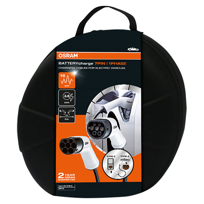 Osram Charging Cable Type 2 16A 1-phase 5m incl. Bag (8)