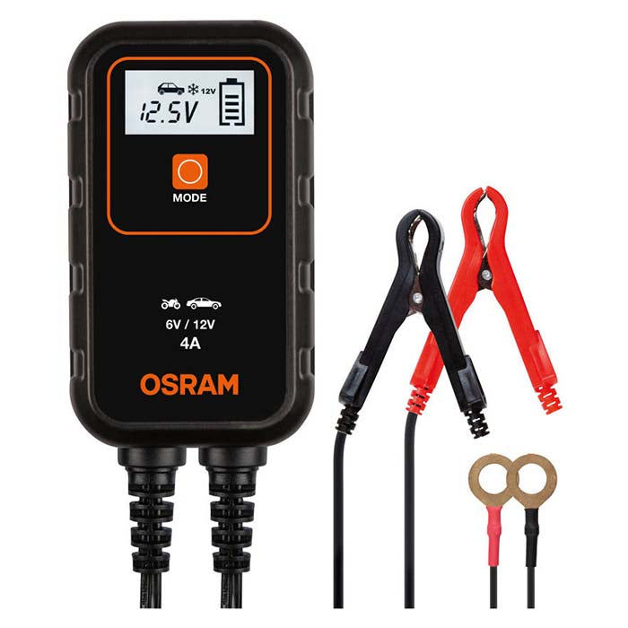 Osram Batterieladegerät 4A, 1,5 m Kabel
