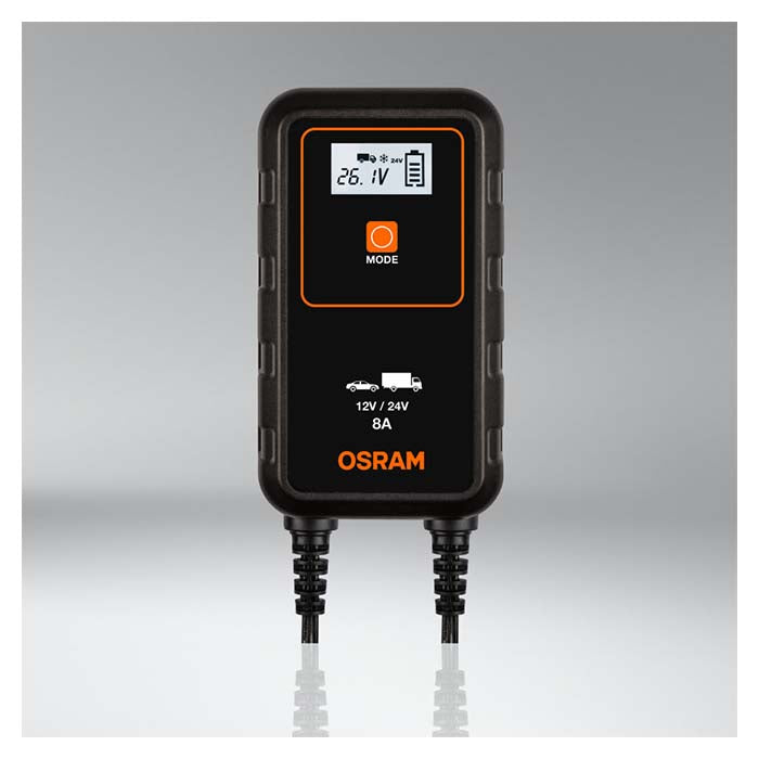 Osram Battery Charger 8A, 1.5m cable