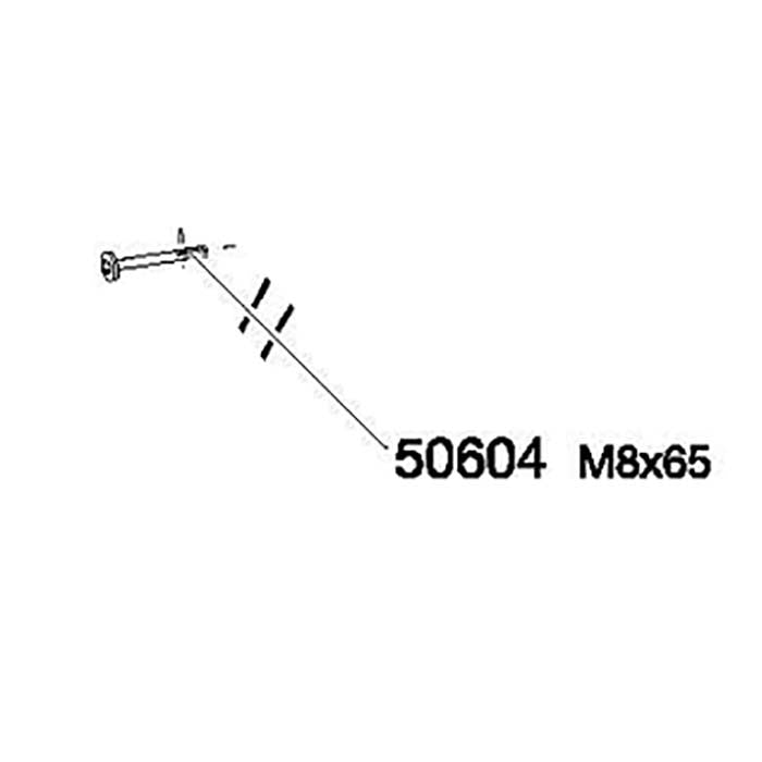 Thule hex bolt k6s m8x65