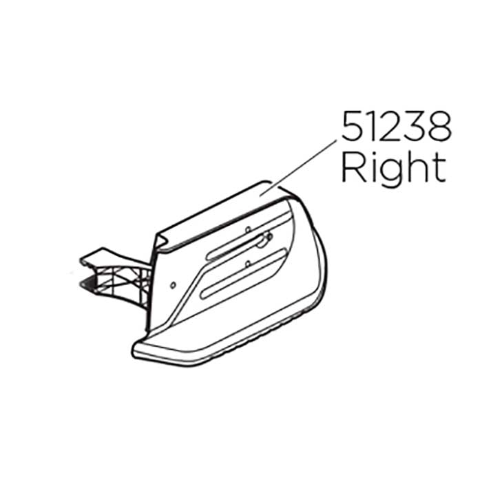 Thule light bracket right, 921/923