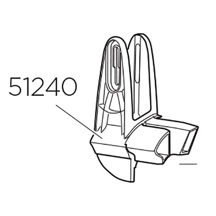 Thule guide rail for 921/923 - left