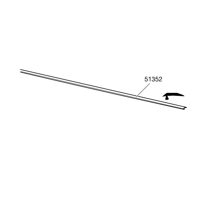 Thule rubber strip anti-slip 1550 mm