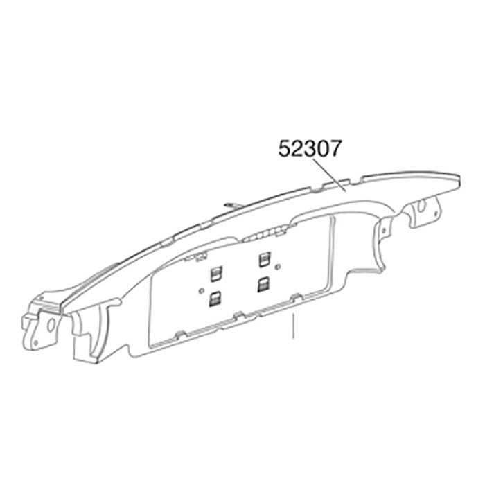 Thule number plate holder (951 52307)