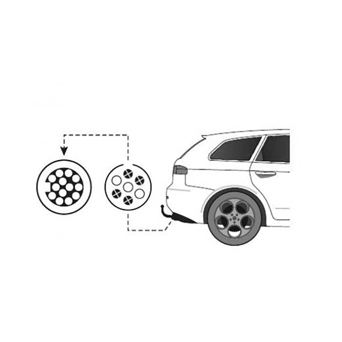 THULE ADAPTER 7/13 PIN