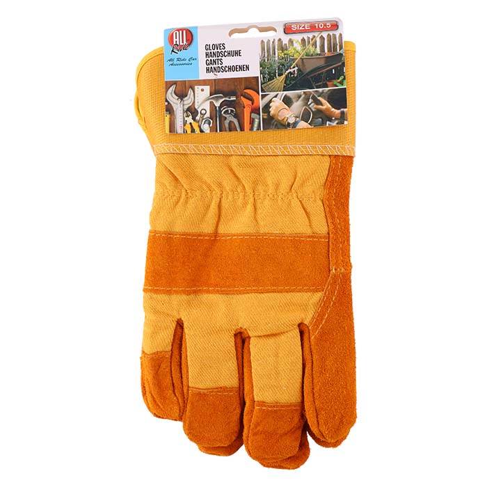 Allride, Leather Work Gloves, Heavy Duty