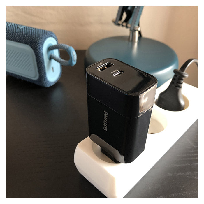 Philips USB Charger Fast-Charge 30W USB-A+C