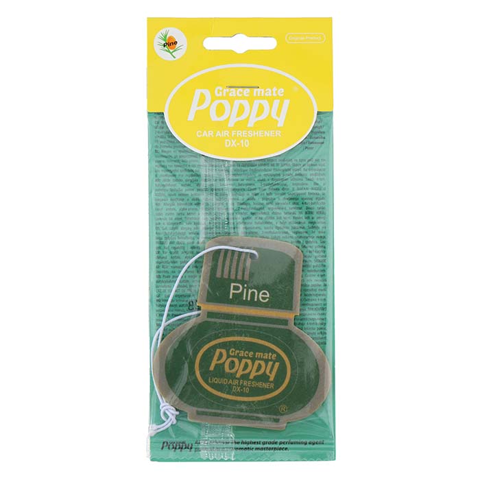 Poppy fragrance card, Pine