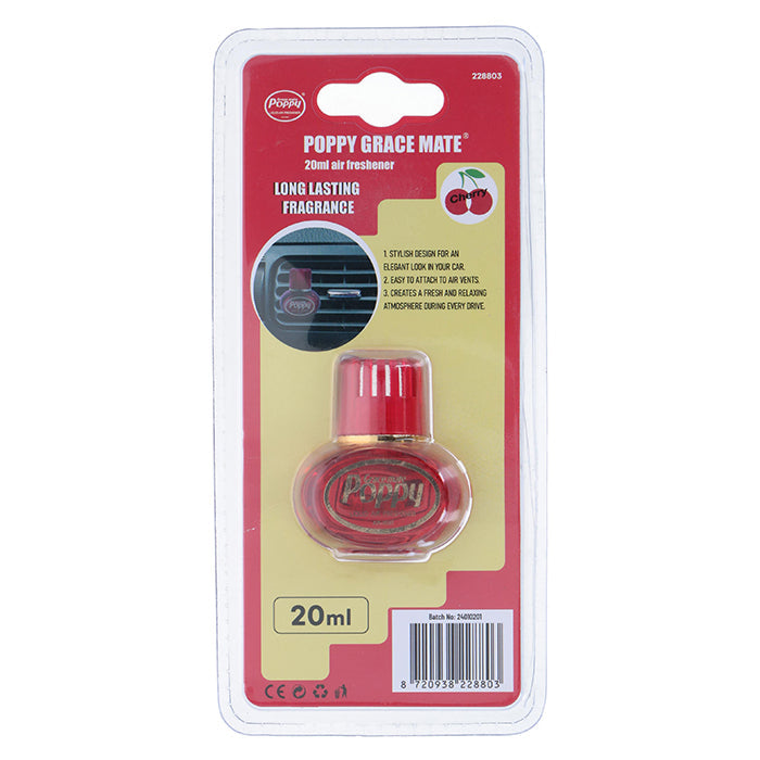 Poppy mini air freshener Cherry, 20 ml.