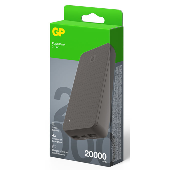 GP Plus Series power bank 20000 mAh USB-A + USB-C