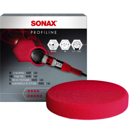 SONAX Polishing Pad Red Ø160 Coarse